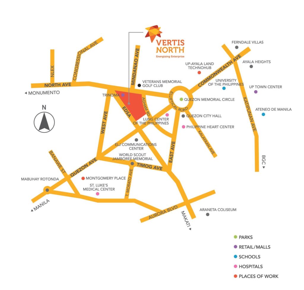 VERTIS NORTH VICINITY MAP